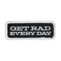 BILTWELL GET RAD PATCH BLACK/WHITE/GREY