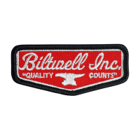 BILTWELL SHIELD PATCH RED/GREY/BLACK