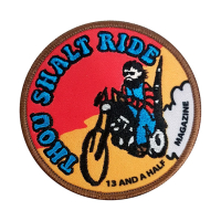 13 1/2 THOU SHALT RIDE PATCH