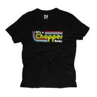 13 1/2 IT'S A CHOPPER BABY MALE T-SHIRT BLACK