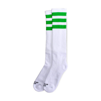 AMERICAN SOCKS KNEE HIGH GREEN DAY, TRIPLE GREEN STRIPED