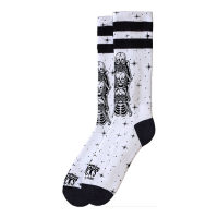 AMERICAN SOCKS SIGNATURE WISEMONKEYS, DOUBLE BLACK STRIPED