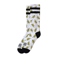 AMERICAN SOCKS SIGNATURE FREAK BANANAS, DOUBLE BLACK STRIPED