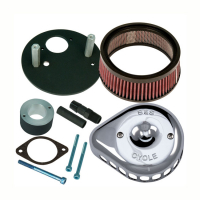 S&S MINI TEARDROP STEALTH AIR CLEANER KIT