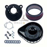 S&S MINI TEARDROP STEALTH AIR CLEANER KIT