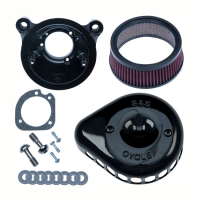 S&S MINI TEARDROP STEALTH AIR CLEANER KIT