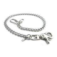 AMIGAZ SMALL LASER LEASH WALLET CHAIN 16"