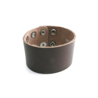 AMIGAZ TRIPLE BROWN LEATHER STRAP BRACELET