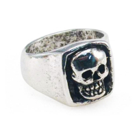 AMIGAZ GIANT SKULL RING SIZE 11