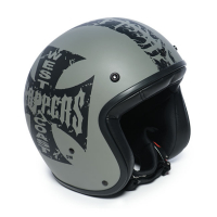 WCC GANGSCRIPT OPEN FACE HELMET ANTHRACITE