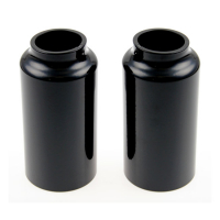 CULT-WERK, 2-PIECE LOWER FORK TUBE COVER KIT, GLOSS BLACK