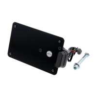 CULT-WERK, SIDE MOUNT LICENSE PLATE BRACKET BLACK. FRANCE