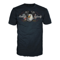 LT, VINTAGE VELOCITY EAGLE MOTORCYCLE T-SHIRT