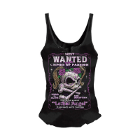 LT, LETHAL ANGEL MOST WANTED SKULL TANK TOP