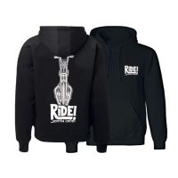 JOHN DOE HOODIE RIDE BLACK