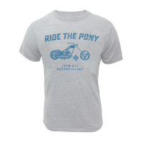 JOHN DOE T-SHIRT RIDE THE PONY GREY