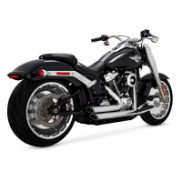 VANCE & HINES, 2-1/2" SHORTSHOTS STAGGERED EXH. CHROME