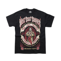 WCC THE CHAPEL T-SHIRT VINTAGE SOLID BLAC