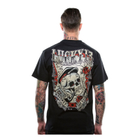 LUCKY 13 WHISKEY AND TEARS T-SHIRT BLACK