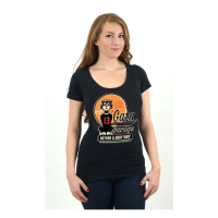 LUCKY 13 LA GATA T-SHIRT BLACK