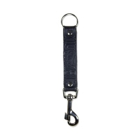 LUCKY 13 MGF CO LEATHER EMBOSSED KEYCHAIN