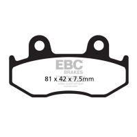 EBC ORGANIC BRAKE PAD SET FRONT