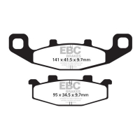 EBC ORGANIC BRAKE PAD SET FRONT