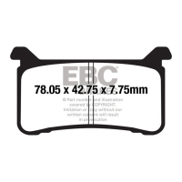 EBC DOUBLE-H SINTERED BRAKE PADS