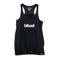 BILTWELL WOMEN''S HELVETICA TANK TOP BLACK