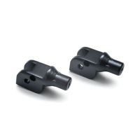 KURYAKYN, TAPERED FOOTPEG ADAPTERS SATIN BLACK