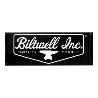 BILTWELL SHIELD LOGO SHOP BANNER BLACK/WHITE