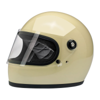 BILTWELL GRINGO S HELMET GLOSS VINTAGE WHITE