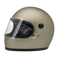 BILTWELL GRINGO S HELMET FLAT TITANIUM ECE