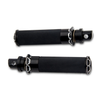 NESS BEVELED FUSION FOOTPEGS BLACK