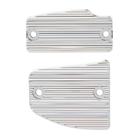 NESS 10-GAUGE MASTER CYLINDER COVER SET CHROME