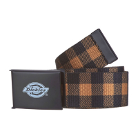 DICKIES SCOTSVILLE BELT BROWN DUCK/BLACK CHECK