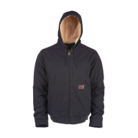 DICKIES FARNHAM CANVAS ZIP-UP JACKET BLACK