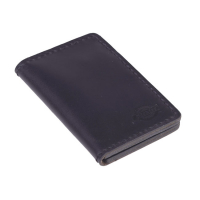 DICKIES LUNENBURG LEATHER CARD HOLDER BLACK