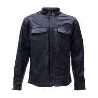 WCC OG LEATHER RIDING SHIRT BLACK