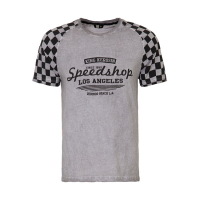 KING KEROSIN SPEEDSHOP RAGLAN T-SHIRT GREY