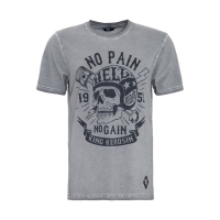 KING KEROSIN NO PAIN T-SHIRT GREY