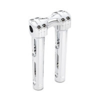 NESS METHOD RISERS 10" CHROME