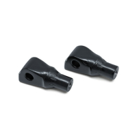 KURYAKYN, TAPERED REAR FOOTPEG ADAPTER. GLOSS BLACK