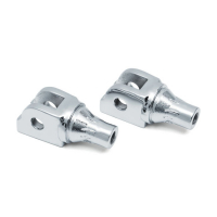 KURYAKYN, TAPERED FRONT FOOTPEG ADAPTER. CHROME