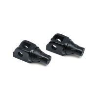 KURYAKYN, TAPERED FRONT FOOTPEG ADAPTER. GLOSS BLACK