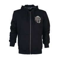 LUCKY 13 DEAD SKULL ZIP HOODIE BLACK