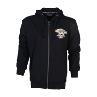 LUCKY 13 BOOZE BIKES & BROADS ZIP HOODIE BLACK