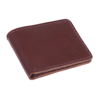 DICKIES COEBURN LEATHER WALLET DARK BROWN