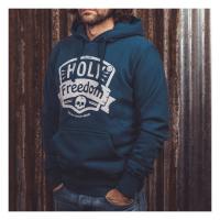 HOLY FREEDOM NAVY HOODIE BLUE