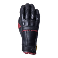 KNOX WHIP ARMOURED GLOVES BLACK/OXBLOOD